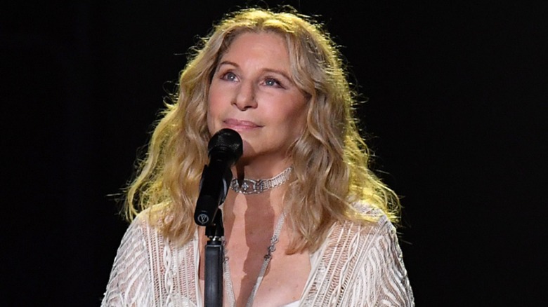 Barbra Streisand performs onstage at United Center