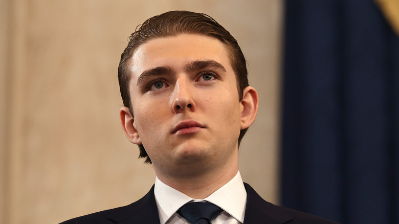Barron Trump during President Donald Trump's inauguration