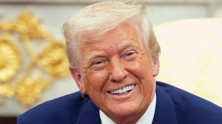 Donald Trump smiling
