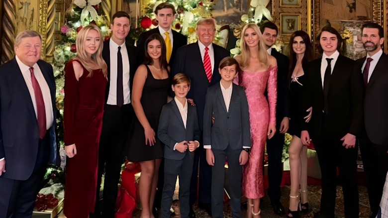 Trump family Christmas photo