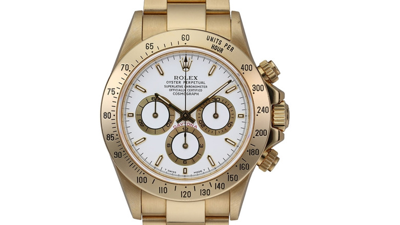 Rolex Daytona yellow gold watch