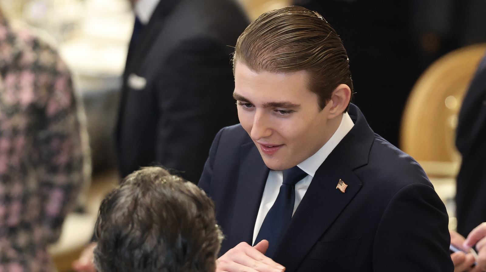 Barron Trump Shook Hands With Two Unexpected People At The Inauguration