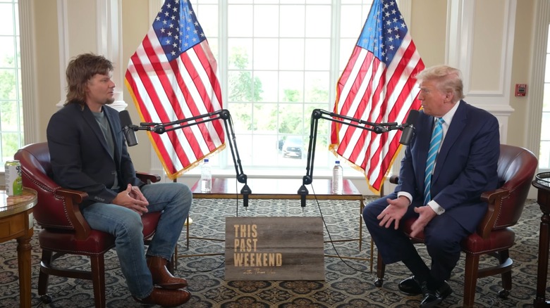 Theo Von's interview with Donald Trump, August 2024
