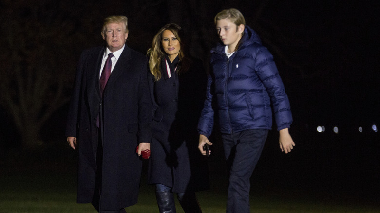 Barron Trump and parents