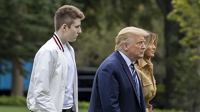 Barron Trump and parents