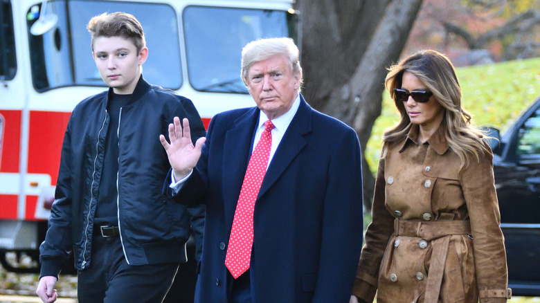 Barron Trump and parents
