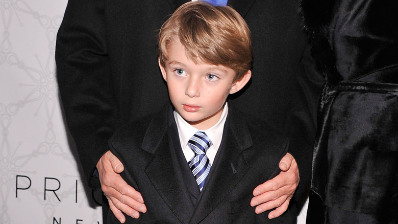 Barron Trump as a child