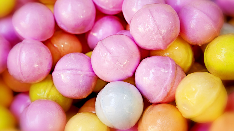 colourful bath bombs