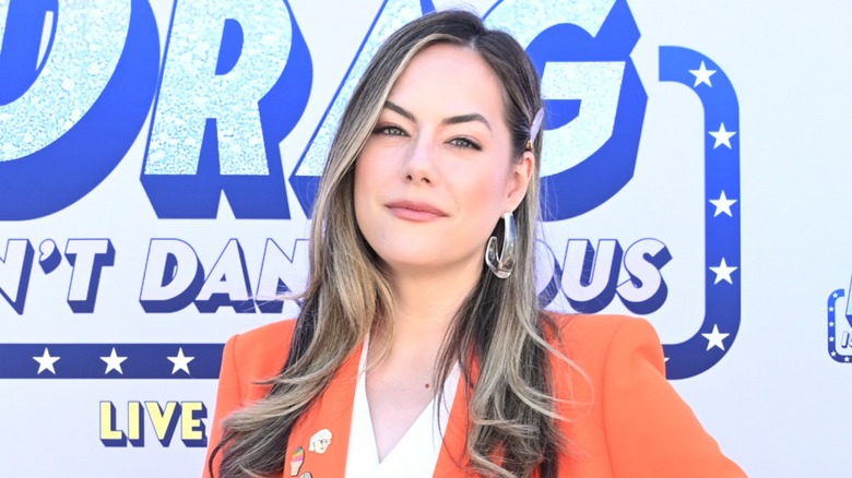 Annika Noelle on the red carpet