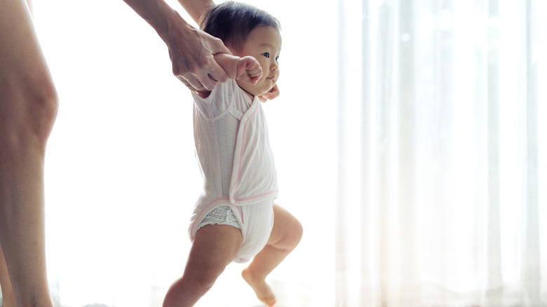 Baby walking