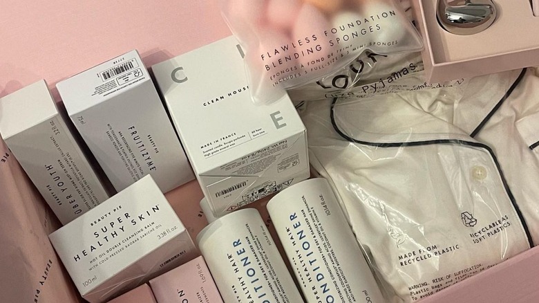 Beauty Pie box with products 