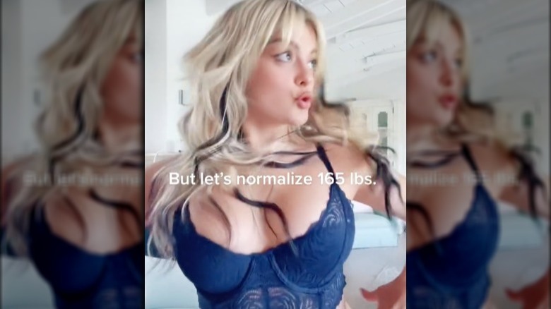 Bebe Rexha in TikTok video