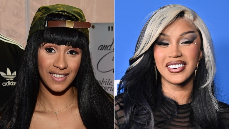 Cardi B before and after