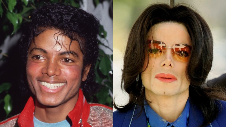 Michael Jackson before and after