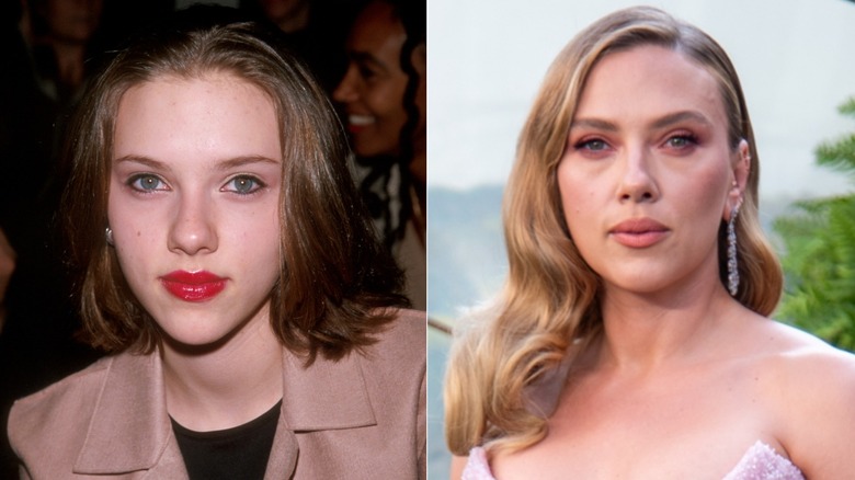 Scarlett Johansson before and after