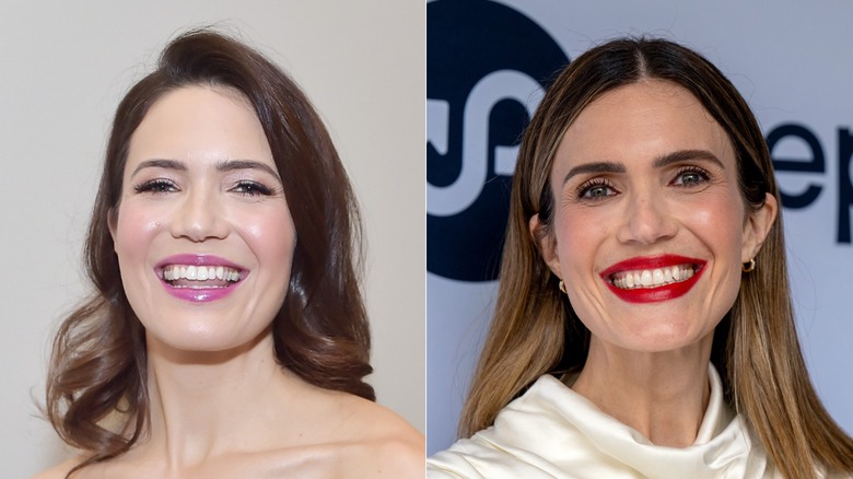 Mandy Moore photographed during The Hollywood Reporter's Power 100 Women In Entertainment in 2018 & Mandy Moore at Step Up's 2025 Inspiration Awards