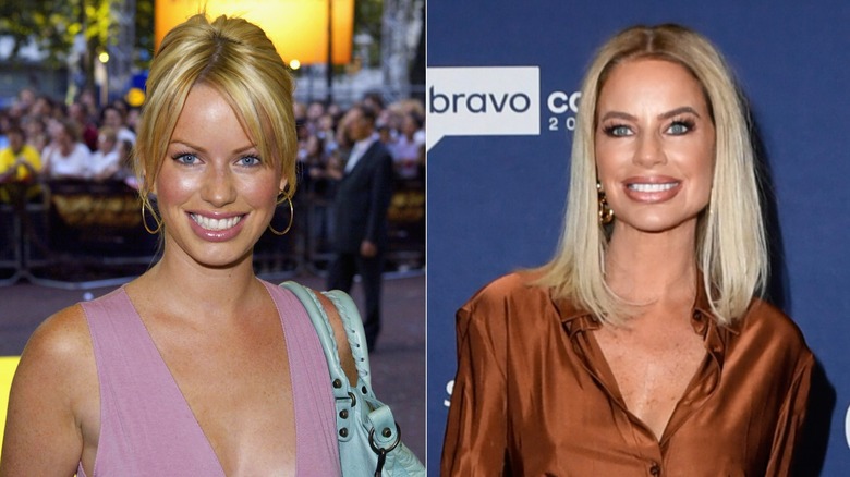 Split image of Caroline Stanbury before and after