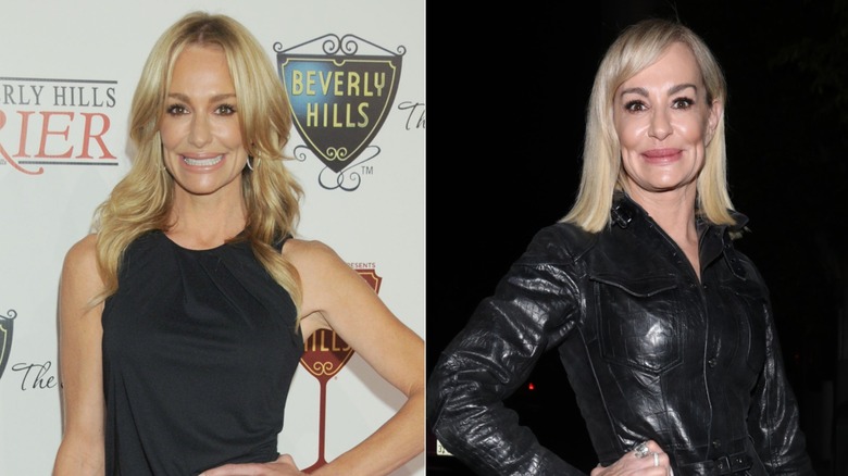 Split image of Taylor Armstrong before and after