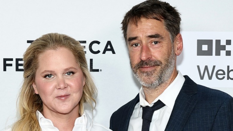 Amy Schumer and Chris Fischer at the 2025 Tribeca Film Festival in New York City, NY