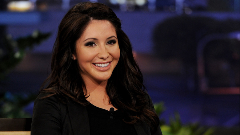 image of Bristol Palin sitting down and smiling at an event