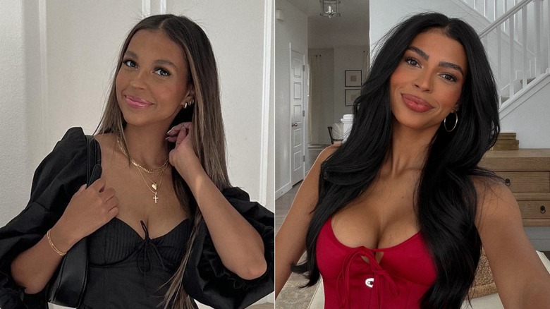 Split image of Layla Taylor in 2023 and 2026