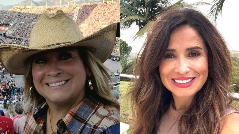 Split image of Liann May in 2021 and 2025