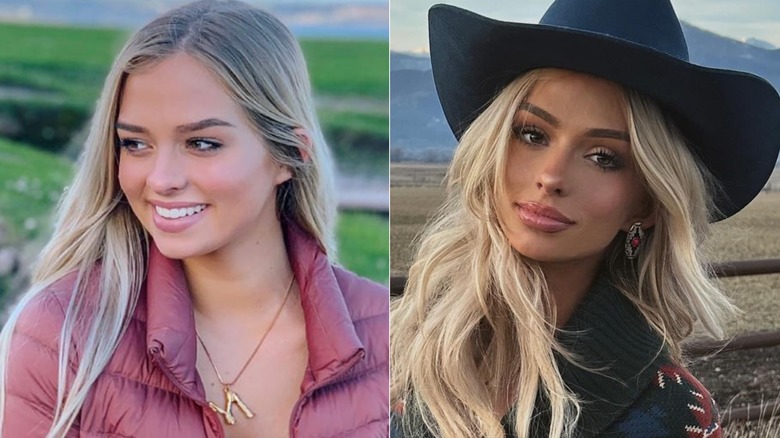 Split image of Miranda Hope in 2019 and 2026