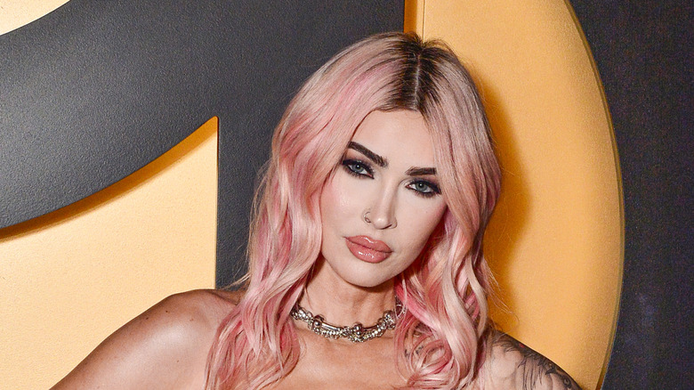 Megan Fox photographed at the One Party by Uber in Los Vegas