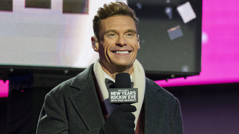 Ryan Seacrest in Times Square on New Year's Eve 2025