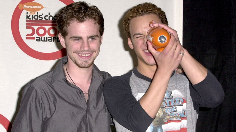 Rider Strong and Ben Savage attending the 2000 Kids' Choice Awards.