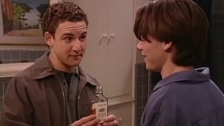 Ben Savage and Rider Strong acting in a banned episode of Boy Meets World.