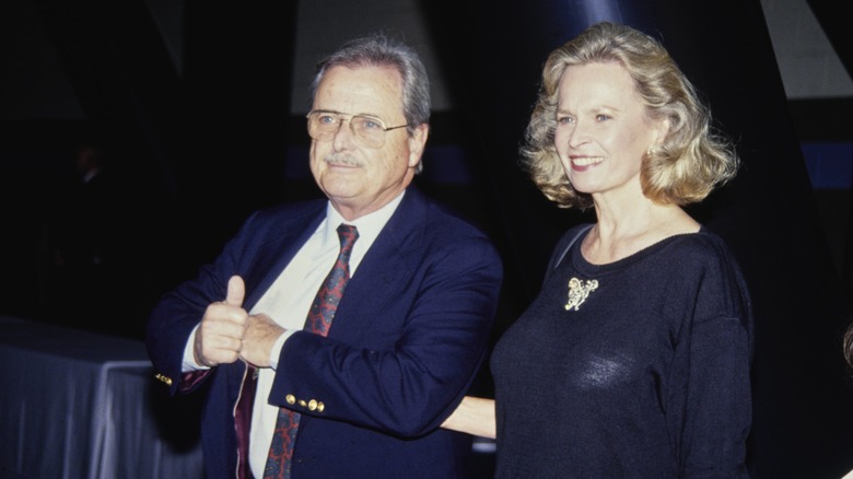 William Daniels and his wife Bonnie Bartlett in the '90s.