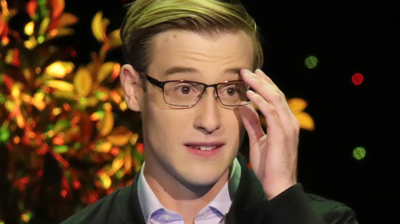 Tyler Henry speaking at an event in 2017
