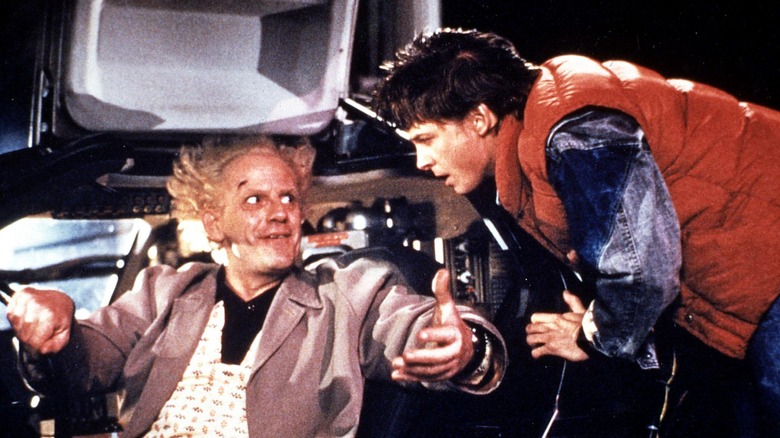 Christopher Lloyd and Michael J. Fox in "Back to the Future"