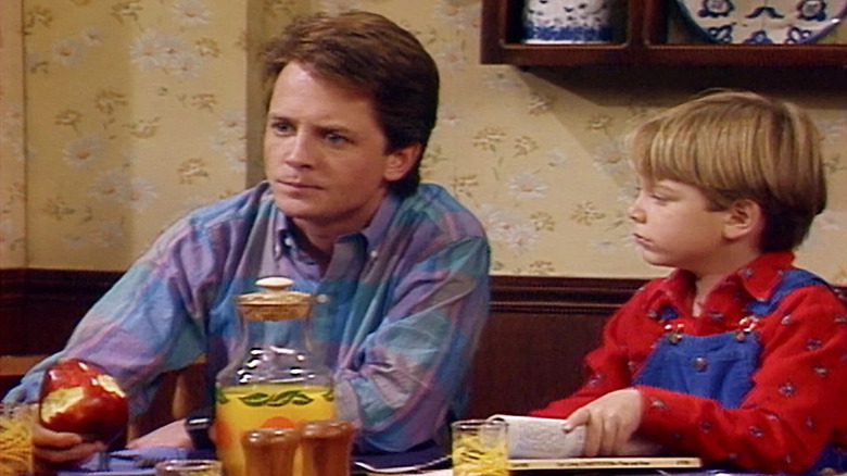 A scene from "Family Ties" Season 7