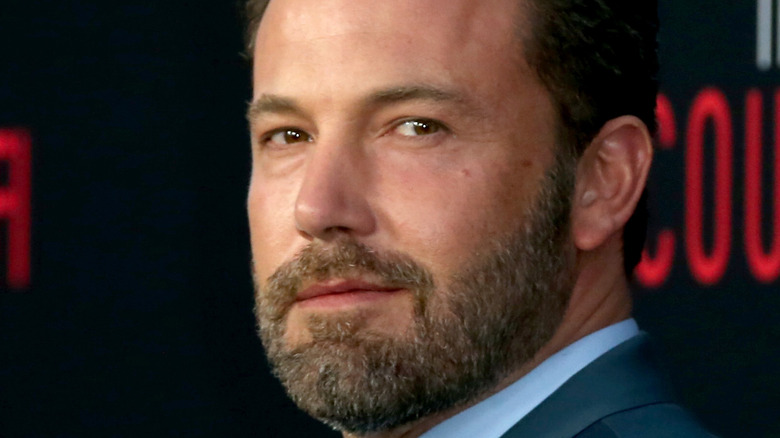 Ben Affleck looks shifty