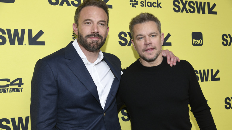 Matt Damon and Ben Affleck attend "Air" premiere 