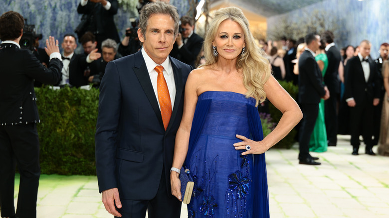 Ben Stiller and Christine Taylor