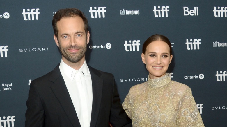 Benjamin Millepied Natalie Portman smiling