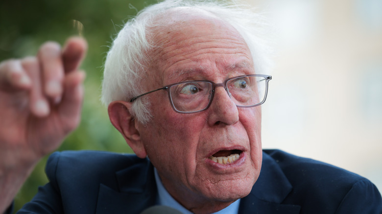 Bernie Sanders attends Linda McMahon's confirmation hearing in Washington, DC (2025)