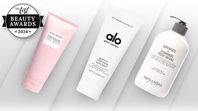 Glow Recipe, Alo, Youth to the People body lotions
