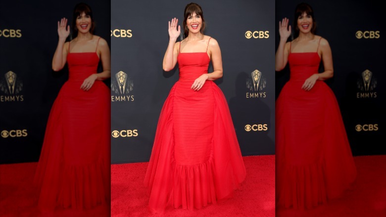 Mandy Moore on Emmys red carpet