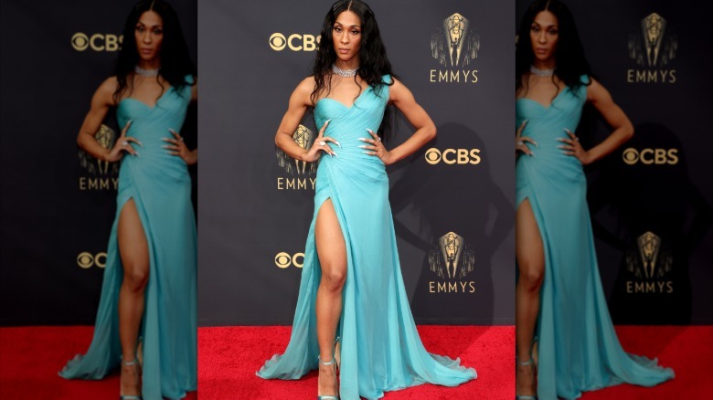 Mj Rodriguez at the 2021 Emmys