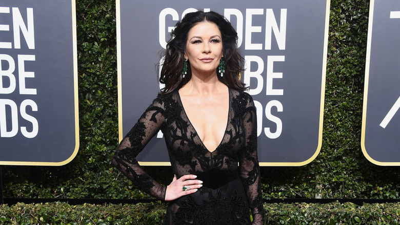 Catherine Zeta-Jones posing