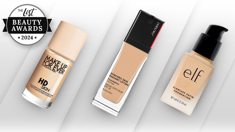 Makeup Forever, Shiseido, e.l.f. foundations