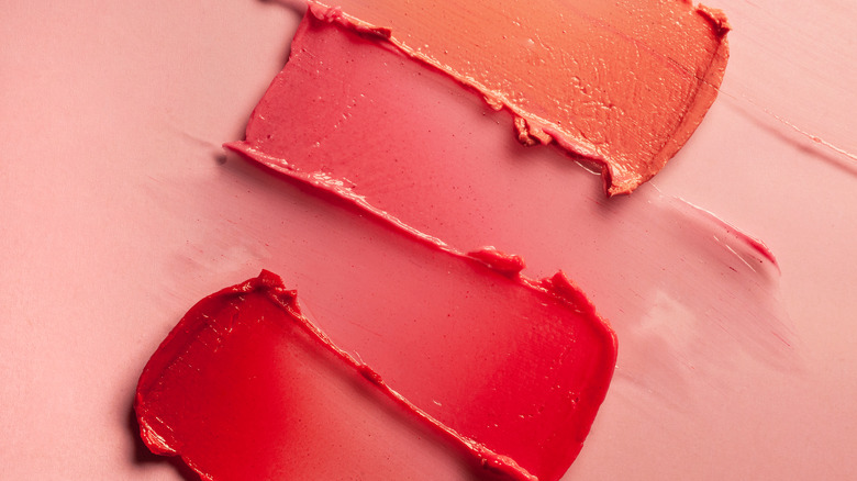 Lipstick swatches