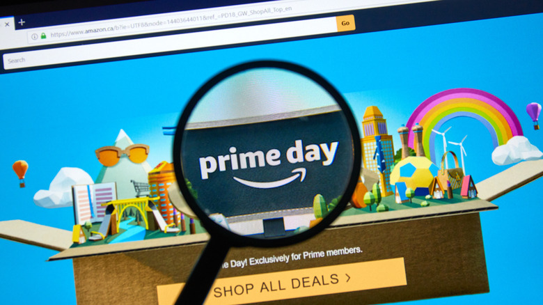 Amazon Prime Day promo page