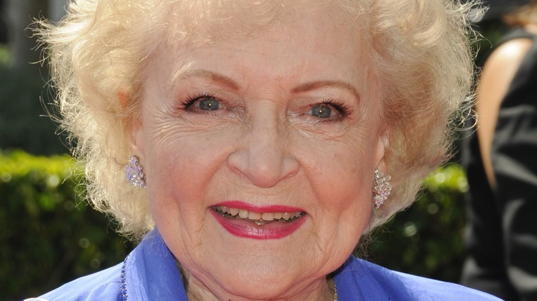 Betty White attending the 2009 EMMYs