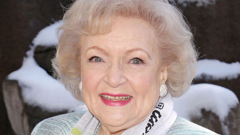 Betty White smiling