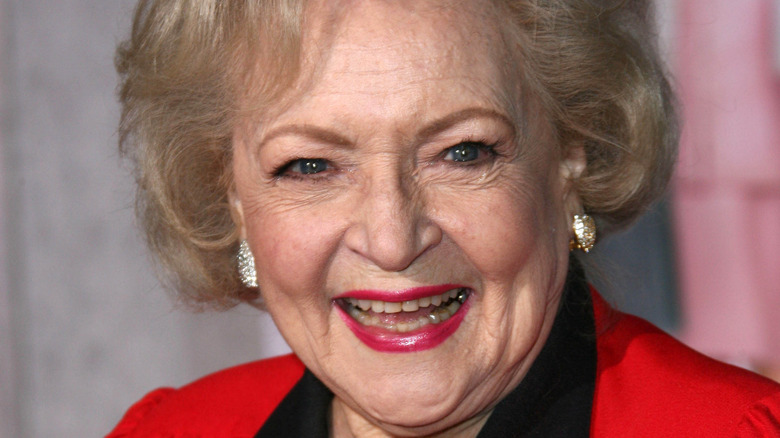 Betty White smiling